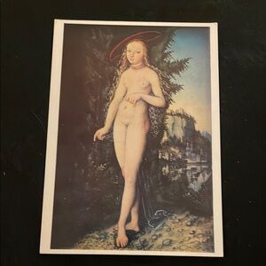 Venus in a Landscape by Lucas Cranach the Elder Postcard